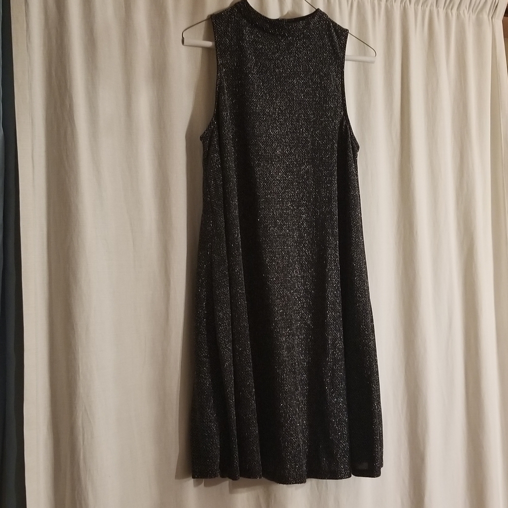 Black Shimmery Mini Dress